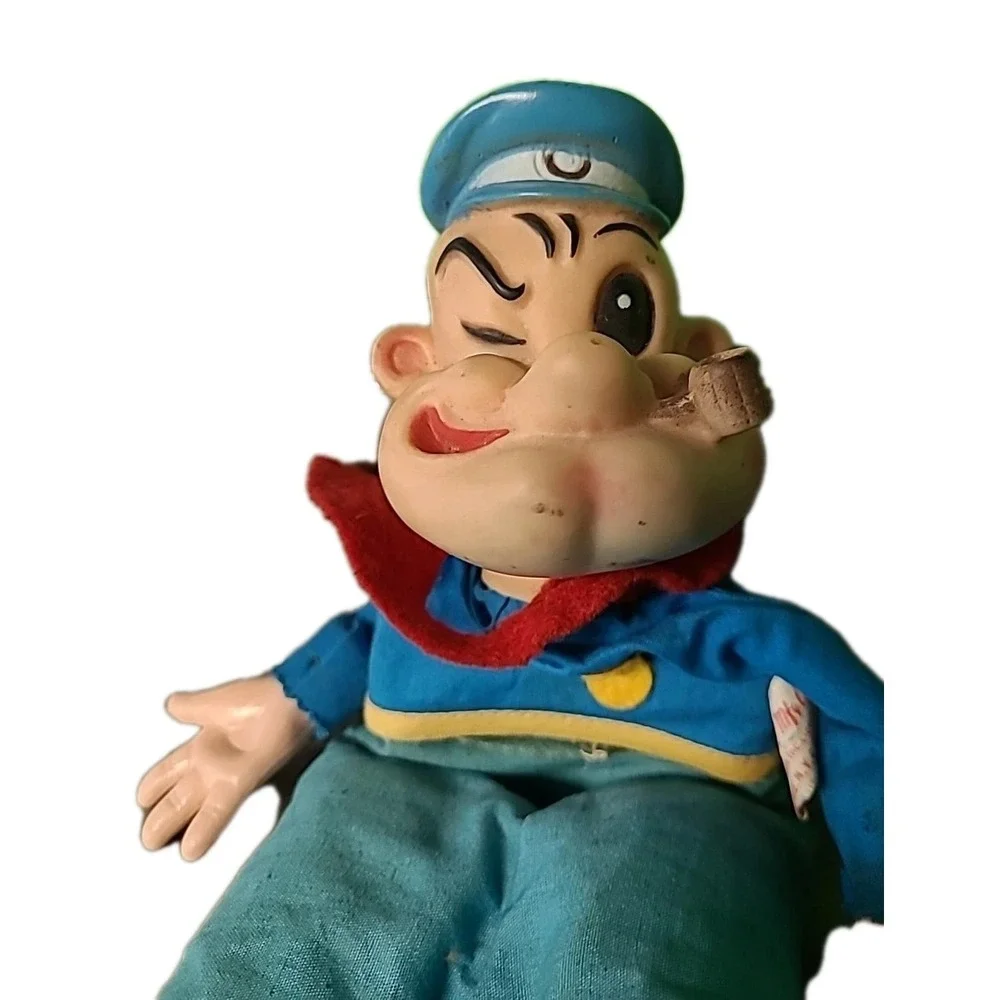 1960s Vintage Gund Popeye The Sailor Man‎ Doll Toy Puppet No Strings